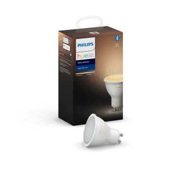 Philips Hue Hue White & Colour Ambiance Smart Spotlight 6 Pack LED 4.3W GU10  with Bluetooth