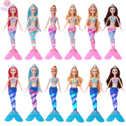 TEQIN new 36cm Glowing Mermaid Princess Doll Toy With Music Girls Play