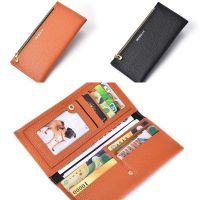 Feng Qi shopWomens Wallet Ultrathin Bifold Multi Card Case Wallet RFID Blocking Long Slim Credit Card Holder with Zipper Pocket