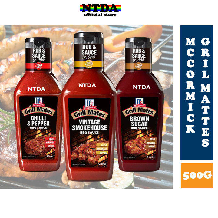 Mccormick Grill Mates Bbq Sauce 500g Vintage Smokehouse Chilli