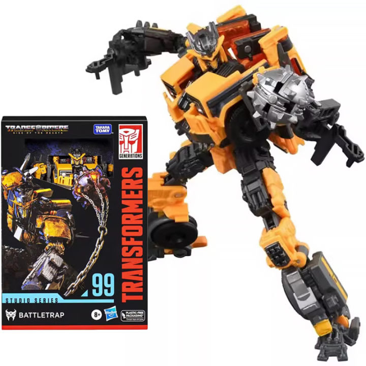 ในสต็อก-hasbro-transformers-rise-of-the-beasts-ss99-battletrap-studio-series-voyager-collectible-action-figure-ของเล่นของขวัญ