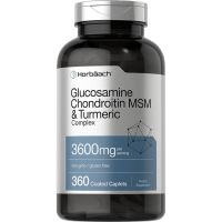 Horbaach Glucosamine Chondroitin MSM &amp; Turmeric 3600 mg 360 caps