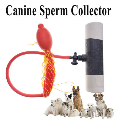 1SET Dog Pet Semen Collection Kit Canine Sperm Collector Artificial Insemination Plastic Rubber Inner Tube Pomeranian Bulldog