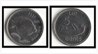 【No-profit】 Hello Seoul Fiji 5 Coins Oceania Original Collectible Edition Real Rare Unc Commemorative 2012 Edition