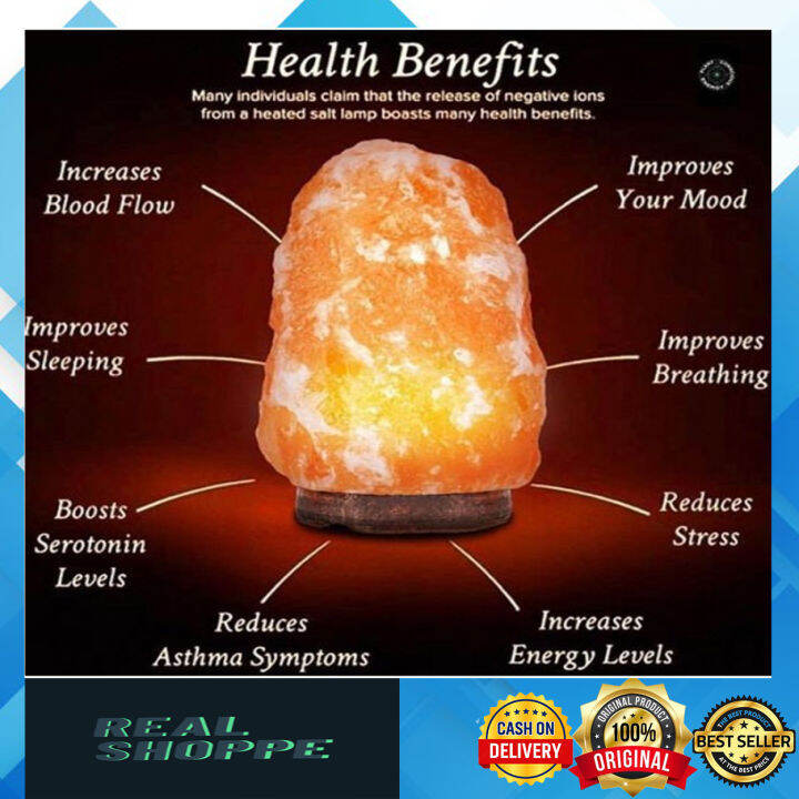ORIGINAL HIMALAYAN SALT LAMP FROM PAKISTAN BY HIMALAYAN WELLNESS