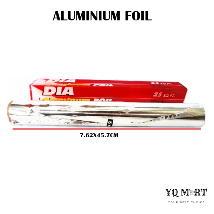 Aluminum Foil/ BBQ Aluminium Foil/ KERTAS BBQ Lazada