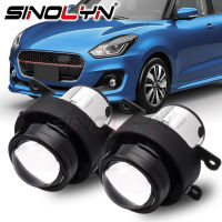 SinolynหมอกสำหรับSuzuki Jimny/Swift/Grand Vitara/SX4ปรับ2.5นิ้วBi-Xenonเลนส์ขับรถBifocal Spotlightกันน้ำH11 H8 H9 HIDหลอดไฟLEDไฟรถอุปกรณ์เสริม