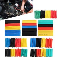 164 &amp; 328Pcs Heat Shrink wrapped Shrinking Insulation Sleeving Thermal Casing Car Electrical Cable shrink Tube kit Wrap trousse Electrical Circuitry P