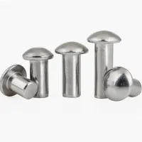 304 Stainless Steel Half Round Head Solid Rivet Round Head Tapping Rivet M4 M5 M6