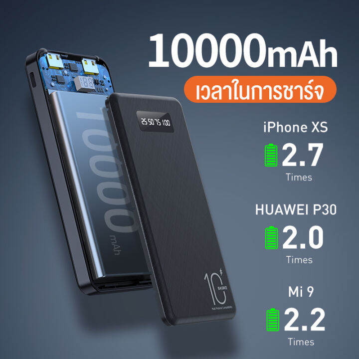 basike-พาวเวอร์แบงค์-10000mah-power-bank-เพาเวอร์แบงค์-แบตเตอรี่สำรอง-พาเวอแบงค์พกพา-power-bank-ชาร์จเร็ว