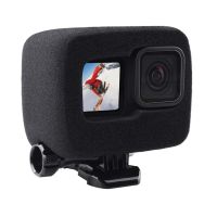 Windslayer for -GoPro Hero 10 Black Windshield Foam Cover Sponge Noise Reduction Windproof Case Go Pro 10 Accessories Adhesives Tape