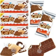 Bánh chocolate nhân hạt dẻ Kinder Bueno 117g 6 thanh Kinder Cards 5 thanh