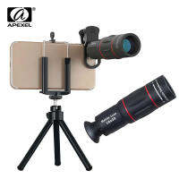 Apexel 18x25 monocular zoom ephoto mobile phone with Holder for camping tourism portable spotting scope mini escope