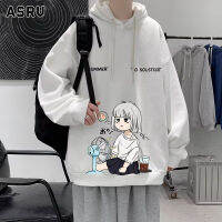 ASRV เสื้อกันหนาวมีฮู้ดผู้ชาย Original Trendy Brand Hoodie Jacket Design Teenager Loose Top Clothes Men