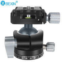 BEXINTripod Head Camera Professional Low Profile Video Ball Head Mount 360 Panoramic Universal Ballhead สำหรับ DSLR ขาตั้งกล้อง Monopod