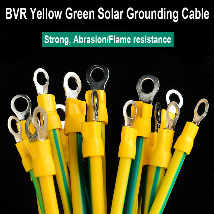 Fast Delivery RISIN Ground Wire 6 Square Yellow Green Color Grounding ...