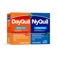 DayQuil &amp; NyQuil 24 LiquiCaps นำเข้า แท้ 100% จาก USA