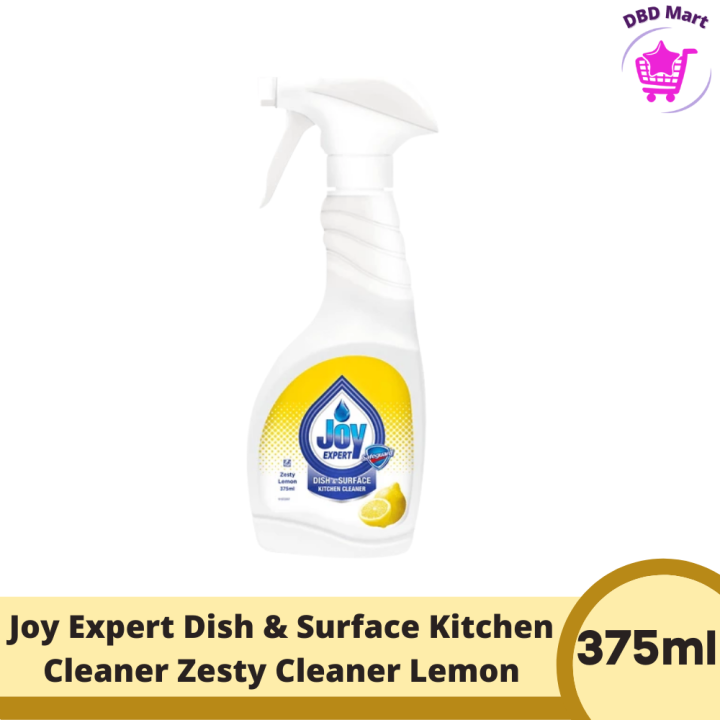 Joy Expert Dish & Surface Kitchen Cleaner Zesty Cleaner Lemon 375ml ...