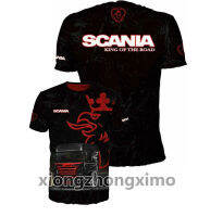 Scania รถบรรทุกทองที่ดีที่สุดขนส่งค่ายไดรเวอร์คลาสสิกเสื้อยืด E14