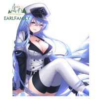 EARLFAMILY 13เซนติเมตร X 10.2เซนติเมตรการ์ตูนสาว E Sdeath สติกเกอร์รถอะนิเมะ Akame Ga ฆ่า Waifu รูปลอก JDM หน้าต่างลำต้นแล็ปท็อปรูปลอก