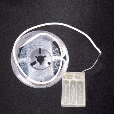 【YF】♨™◄  Battery Strips 2835 Warm Tira Strip TV Background Lighting Tape Lamp 1- 5 meter easy cut1
