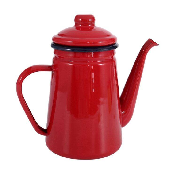 3x-1-1l-high-grade-enamel-coffee-pot-pour-over-milk-water-jug-pitcher-barista-teapot-kettle-for-gas-stove-red