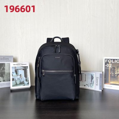 196601TUMI Voyageur กระเป๋าเป้ผู้หญิง,กระเป๋าเป้สะพายหลังไนลอนน้ำหนักเบาเป็นพิเศษลำลองธุรกิจ14นิ้วกระเป๋าถือกระเป๋าคอมพิวเตอร์
