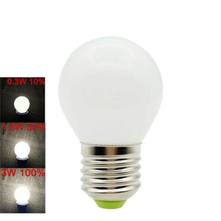 Dimmable LED Bulbs E27 E14 E12 Equival 30W Incandescent 220V Lamp Three