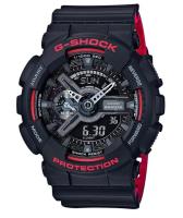 G-shock GA-110 นาฬิกาผู้ชาย จีช็อก สีแดงดำ  กับ GSHOCK GA-110HR-1A นาฬิกาลำลอง นาฬิกาแฟชั่น จากคาสิโอ ศูนย์ไทย พร้อมกล่องและใบรับประกันศูนย์ไทย 1 ปี