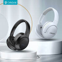 Celebrat หูฟังไร้สาย Bluetooth หูฟังตัดเสียงรบกวน Bass Boosting ไมโครโฟนพับได้ หูฟัง