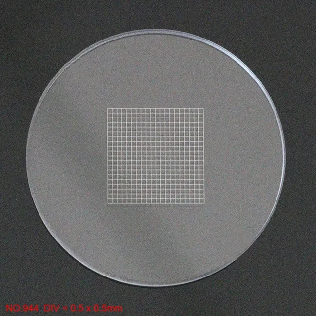 Diameter 24mm Stereo Microscope Eyepiece Micrometer Graticule Ruler