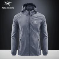 Arcteryx เสื้อผ้าผู้ชายกันแดด,Jaket Daki Gunung ตกปลากลางแจ้งบางเฉียบระบายอากาศ