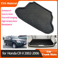 เสื่อลำต้นอัตโนมัติสำหรับฮอนด้า CR-V CR V CRV 2006 2005 2004 2003 2002รถด้านหลังขนส่งสินค้า Liner กันน้ำป้องกันการจัดเก็บแผ่นประดับ