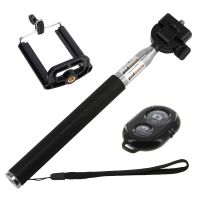 New Fashion Selfie Stick Bluetooth Compatible Switch Remote Control Shutter Monopod Wireless Selfie Stick Tripod for Smartphone Camera Remote Controls