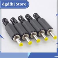 Dgdfhj Shop 5pcs DC Male Plug 4.0*1.7mm Power Adapter Socket Outlet Power Jack Connector Welding Audio DIY Parts Yellow Head