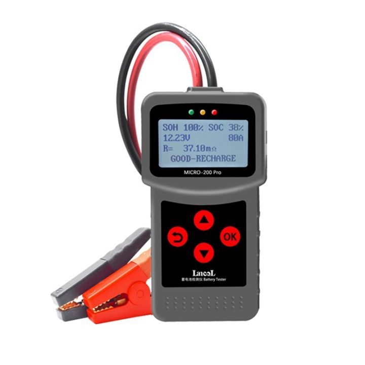 LANSL Micro200 Pro Car Battery Tester 12V 402000CCA Lead Acid Battery