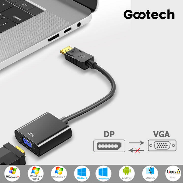 คุณภาพสูง-display-port-to-vga-cable-1080p-ตัวแปลงสัญญาณภาพ-dp-to-vga-converter-adapter-ใช้ได้กับ-จอภาพ-lcd-monitors-projectors-tv