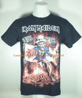 เสื้อวง IRON MAIDEN ไอเอิร์นเมเดน ไอร่อน ไซส์ยุโรป เสื้อยืดวงดนตรีร็อค เสื้อร็อค  PTA1738 ส่งจากไทย