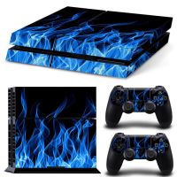 GAMEGENIXX PS4สติ๊กเกอร์สกินการออกแบบคราบเลือดฝาครอบรูปลอกไวนิลป้องกันสำหรับ PS4คอนโซลและตัวควบคุม2ตัว