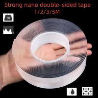 ☒❀⊙ Strong Double Sided Tape Nano Tape Transparent Reusable Waterproof Adhesive Tapes Cleanable Kitchen Bathroom Supplies Tapes