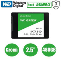 พร้อมส่ง WD GREEN SSD (เอสเอสดี) 120GB 240GB 480GB 960GB SATA III 2.5” เหมาะสำหรับโน๊ตบุ๊คและเดสก์ท็อป