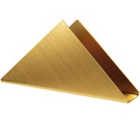 ☄♧◐ Gold Stainless Steel Towel Rack Cafe Hotel Dining Table Napkin Tissue Holder Paper Towel Holder Desktop Decor