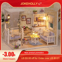 Doll House Furniture Diy Miniature 3D Wooden Miniaturas Dollhouse Toys for Children Birthday Gifts Casa Kitten Diary