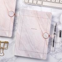 《   CYUCHEN KK 》 A5 Diary Agenda Planner Organizer Notebook Marble Magnetic Journal Hasp Notepad Back To School Office Travel Business Note Book