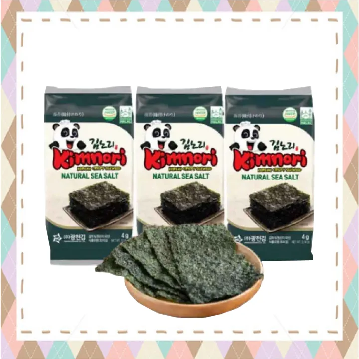 Kimnori Korea Crispy Seaweed Snack 韩国脆皮紫菜小吃 4 40g Lazada