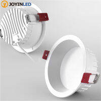 Embedded Anti-Glare แคบด้านข้าง LED Downlight ฝัง LED Spotlight โคมไฟ7W 12W 20W 30W รอบสีขาว Focos Led สำหรับนิทรรศการ