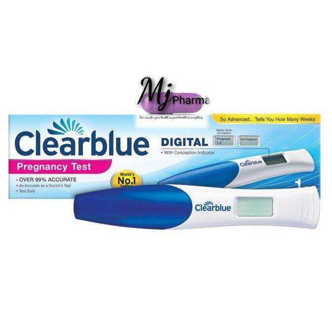 Clearblue Pregnancy Test Digital With Conception Indicator 1 Test Lazada