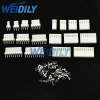 20 Sets KF2510 Connector Kits 2.54mm Pitch 2/3/4/5/6/7/8/9/10P Straigh Pin Header Housing Crimp KF-2510