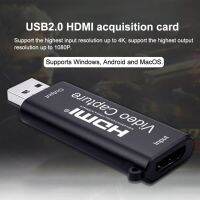 +【； Aluminium Alloy Portable Mini Online Teaching Universal USB2.0  Game Graer HD 1080P 4K Office Video  Card