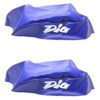 2X Motorcycle Seat Cover Imitation Leather Seat Cover for AF17/AF18 Motorcycle Modification Blue